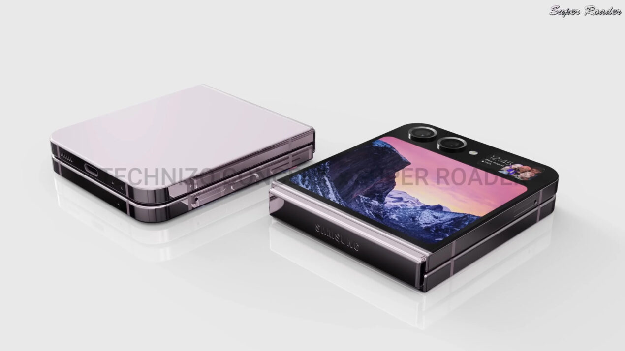 Samsung Galaxy Z Flip5 si mostra in alcuni render mentre Z Fold5 punta sulla continuità