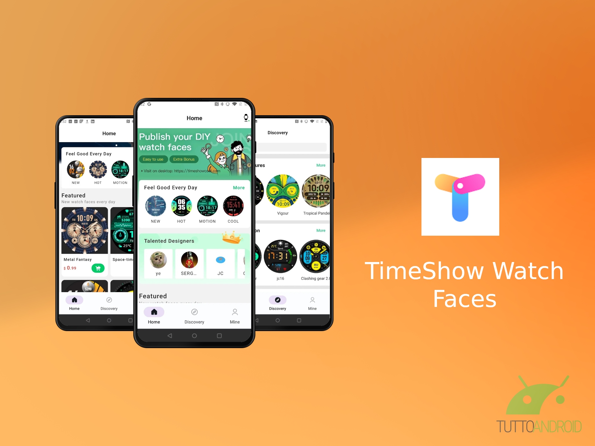 L’app TimeShow Watch Faces offre una miriade di quadranti per smartwatch