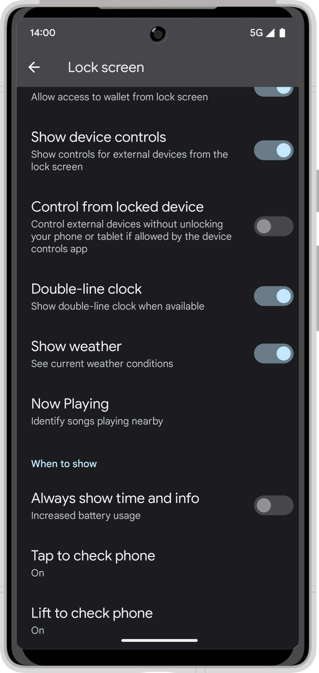 Android 14 beta 1 - Mostra meteo sulla schermata di blocco