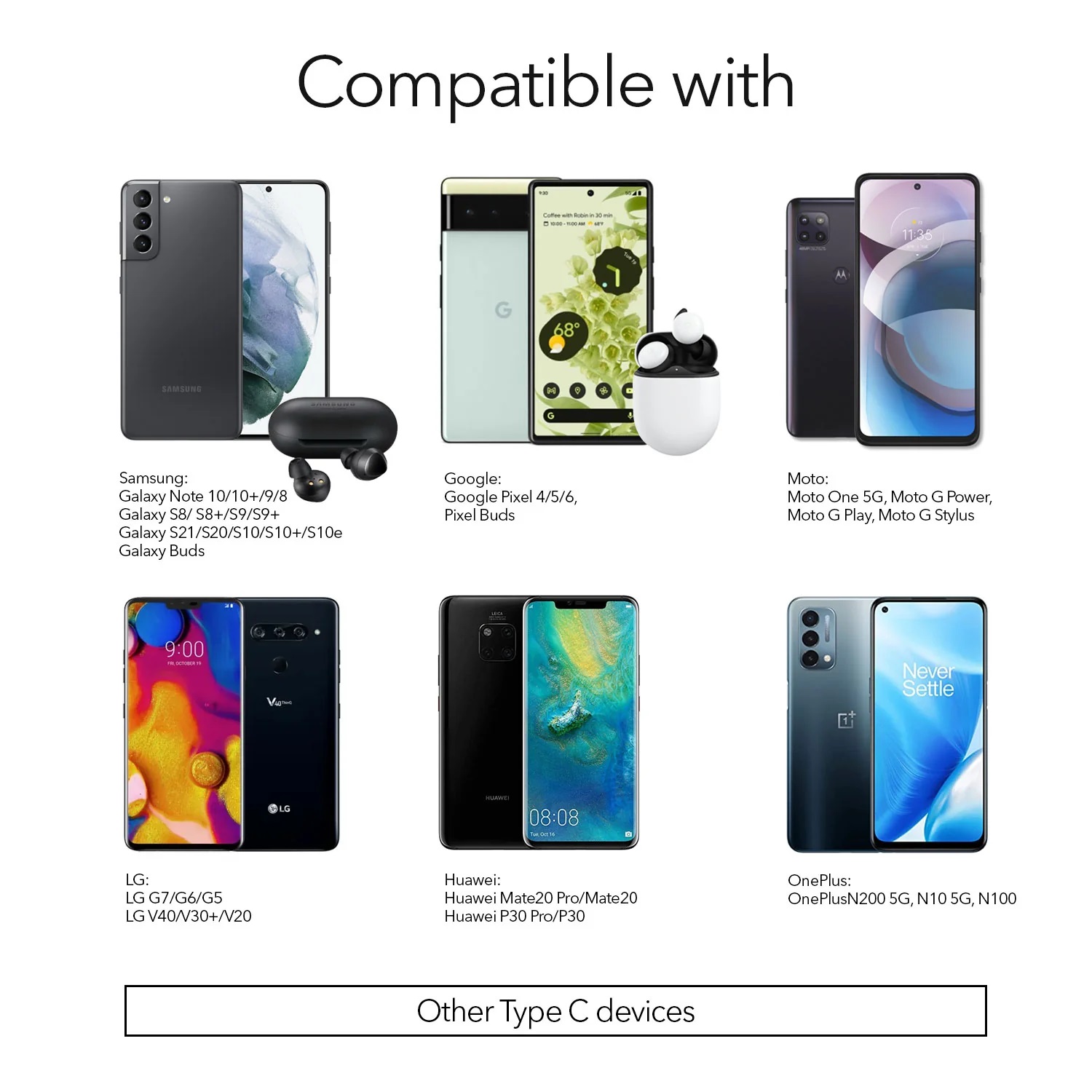 Compatiblità della dock 2-in-1 "Made for Google" per Pixel e Pixel Buds di Wasserstein Home