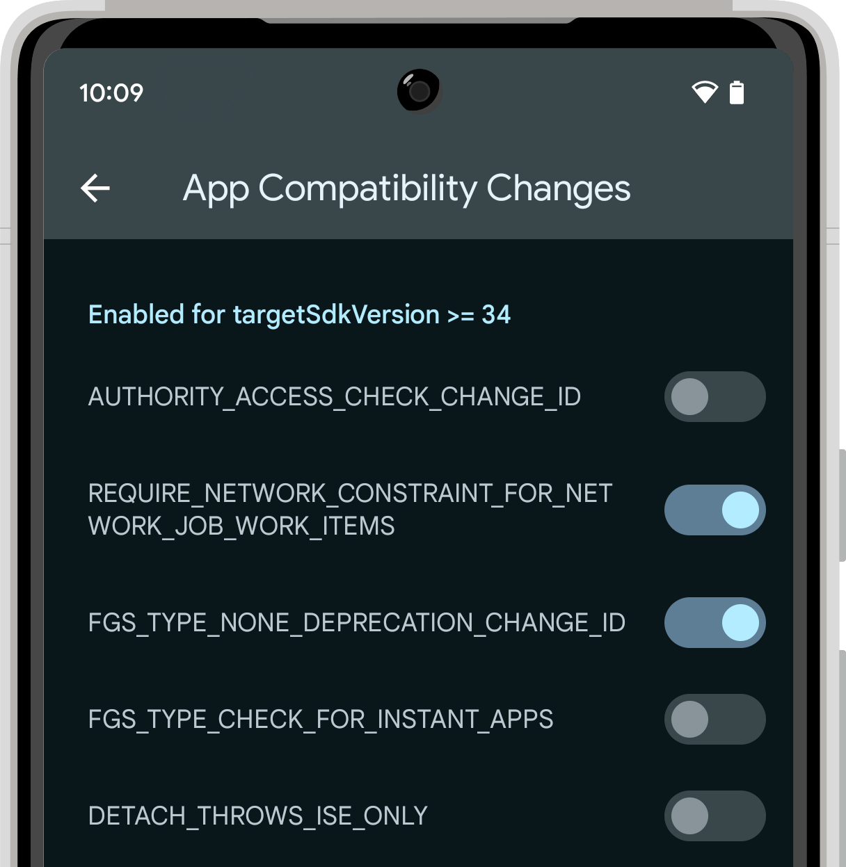 Compatibilità delle app - Android 14 Beta 1