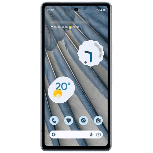 Google Pixel 7a in colorazione azzurra (Arctic Blue)