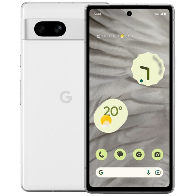 Google Pixel 7a in colorazione bianca (Cotton White)