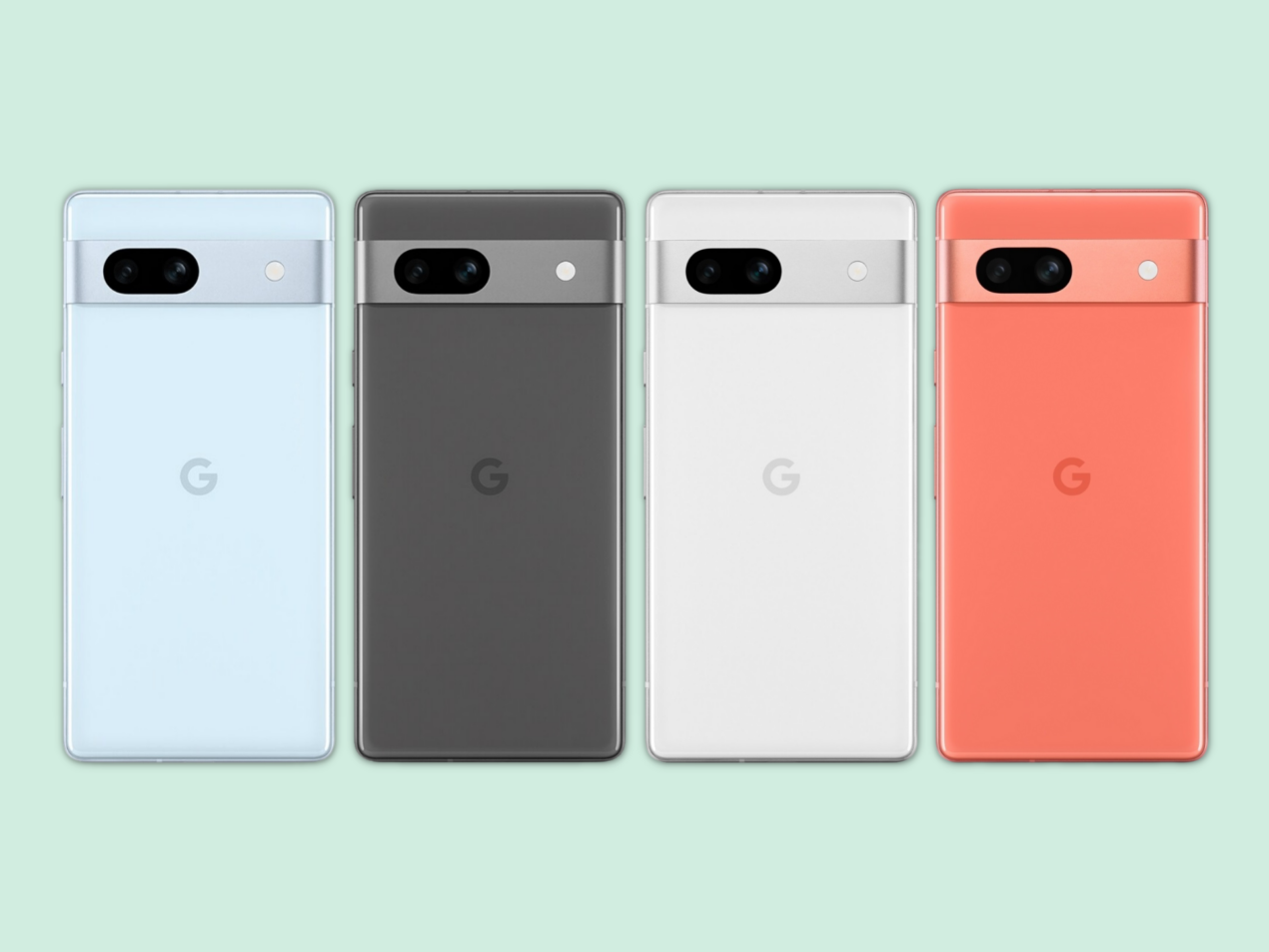 Pixel 7a si mostra anche nella colorazione “Coral”, esclusiva del Google Store