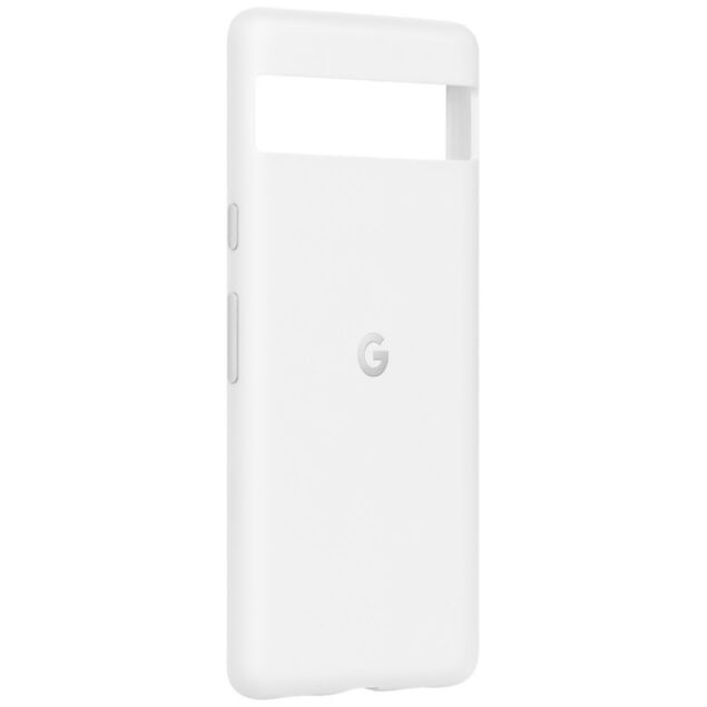 Cover ufficiale del Google Pixel 7a in colorazione bianca (Cotton White)