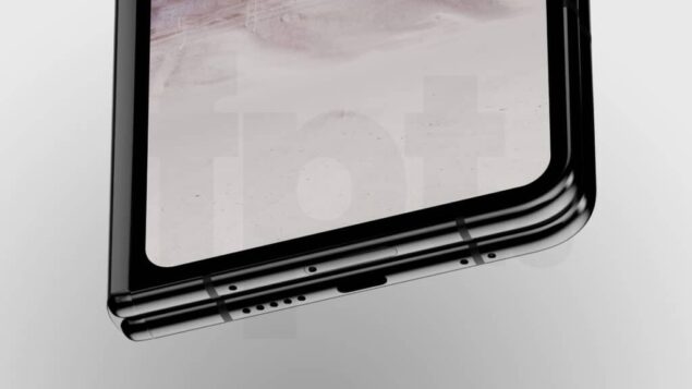 Google Pixel Fold - Render in colorazione Obsidian