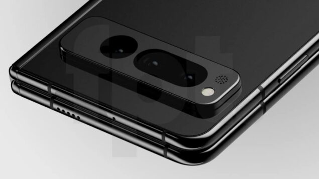 Google Pixel Fold - Render in colorazione Obsidian