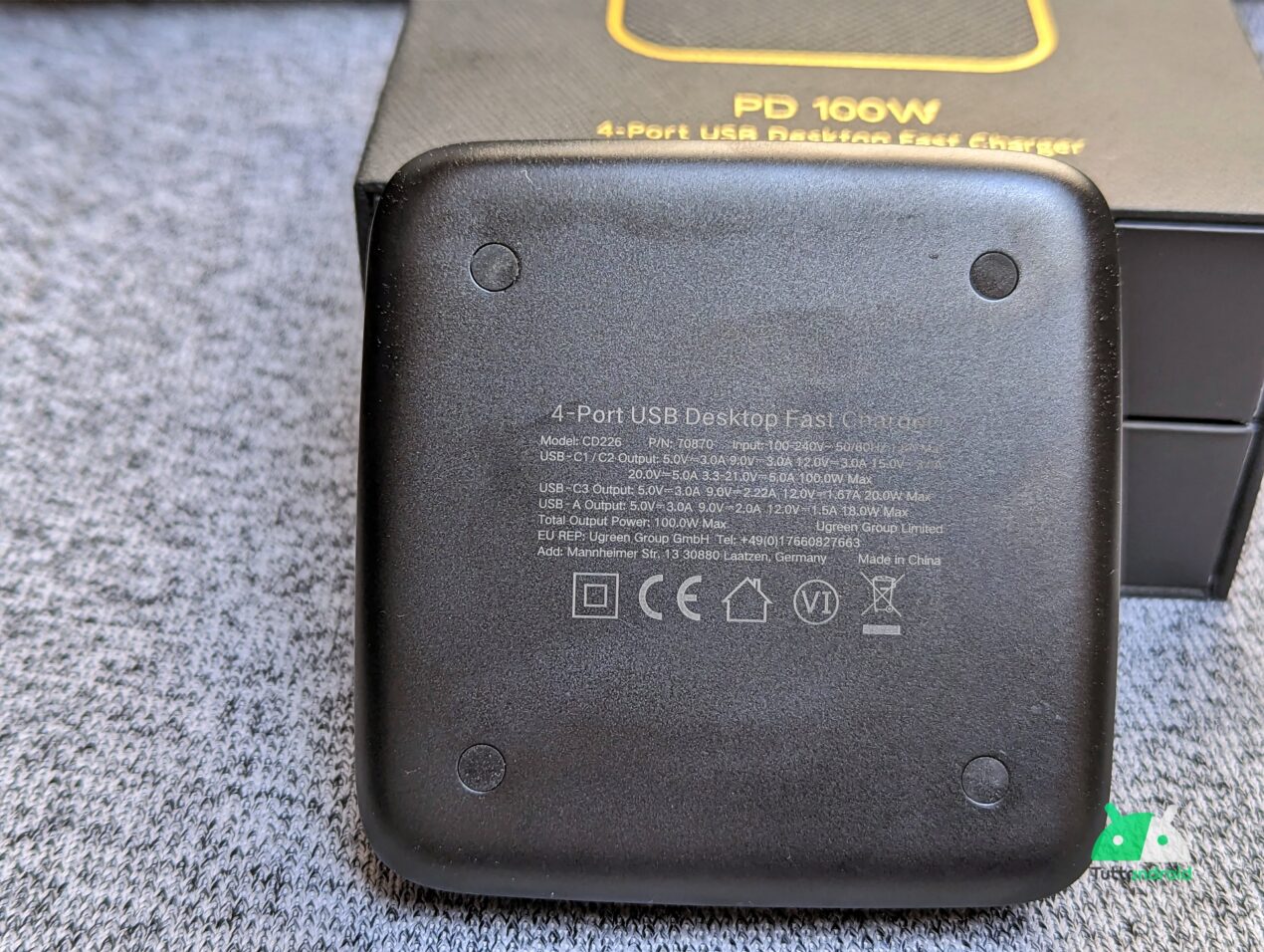 Recensione UGREEN PD 100W, Caricabatterie A 4 Porte Veloce E Compatto - Cellicomsoft - 5