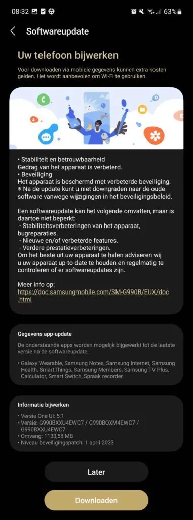 aggiornamento Samsung Galaxy S21 FE patch aprile 2023 e Image Clipper