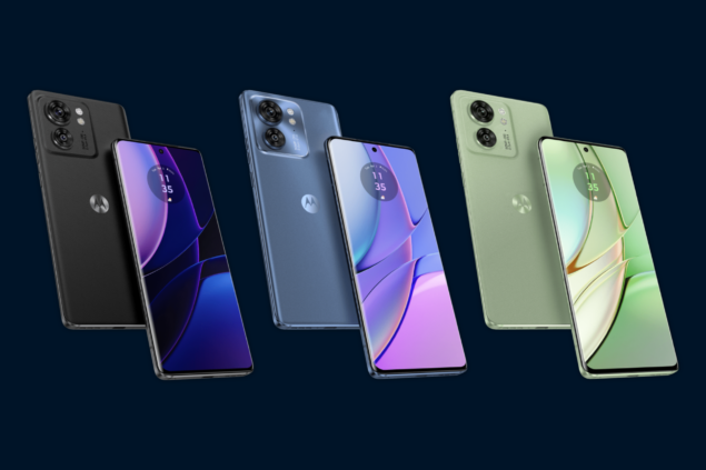 Motorola Edge 40 in tutte e tre le colorazioni disponibili