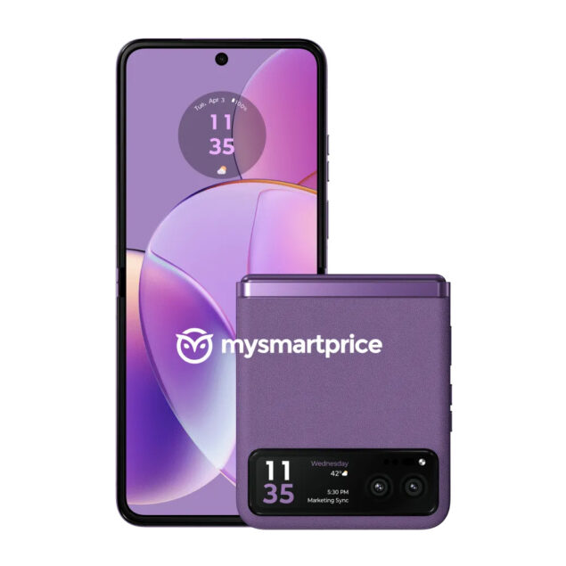 Motorola Razr 40 render purple