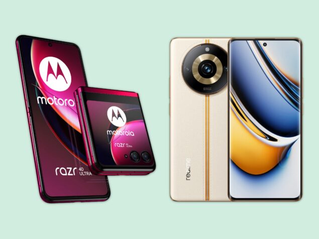 Motorola razr 40 Ultra e Realme 11 Pro+