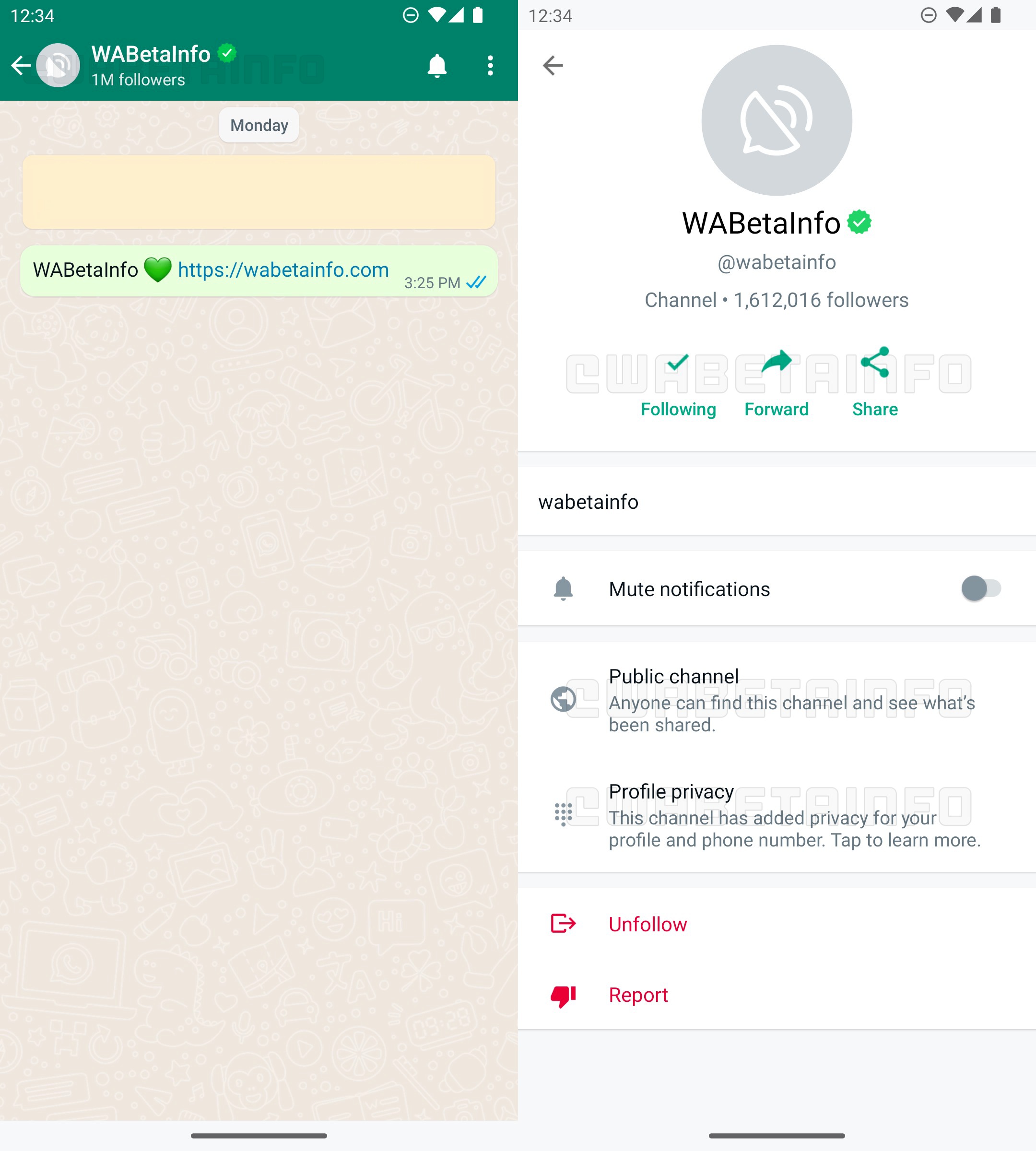 WhatsApp Beta Android canali