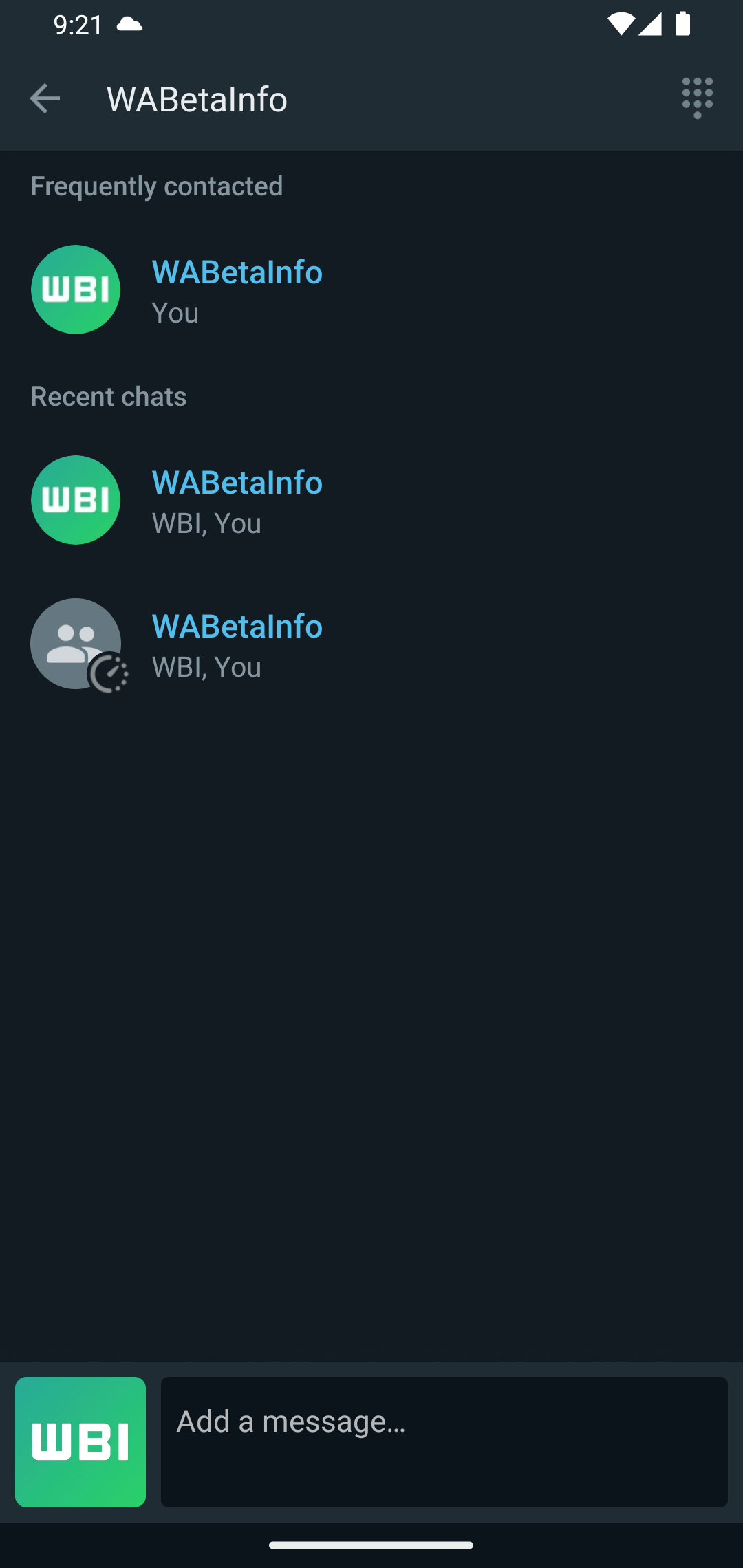 WhatsApp Beta