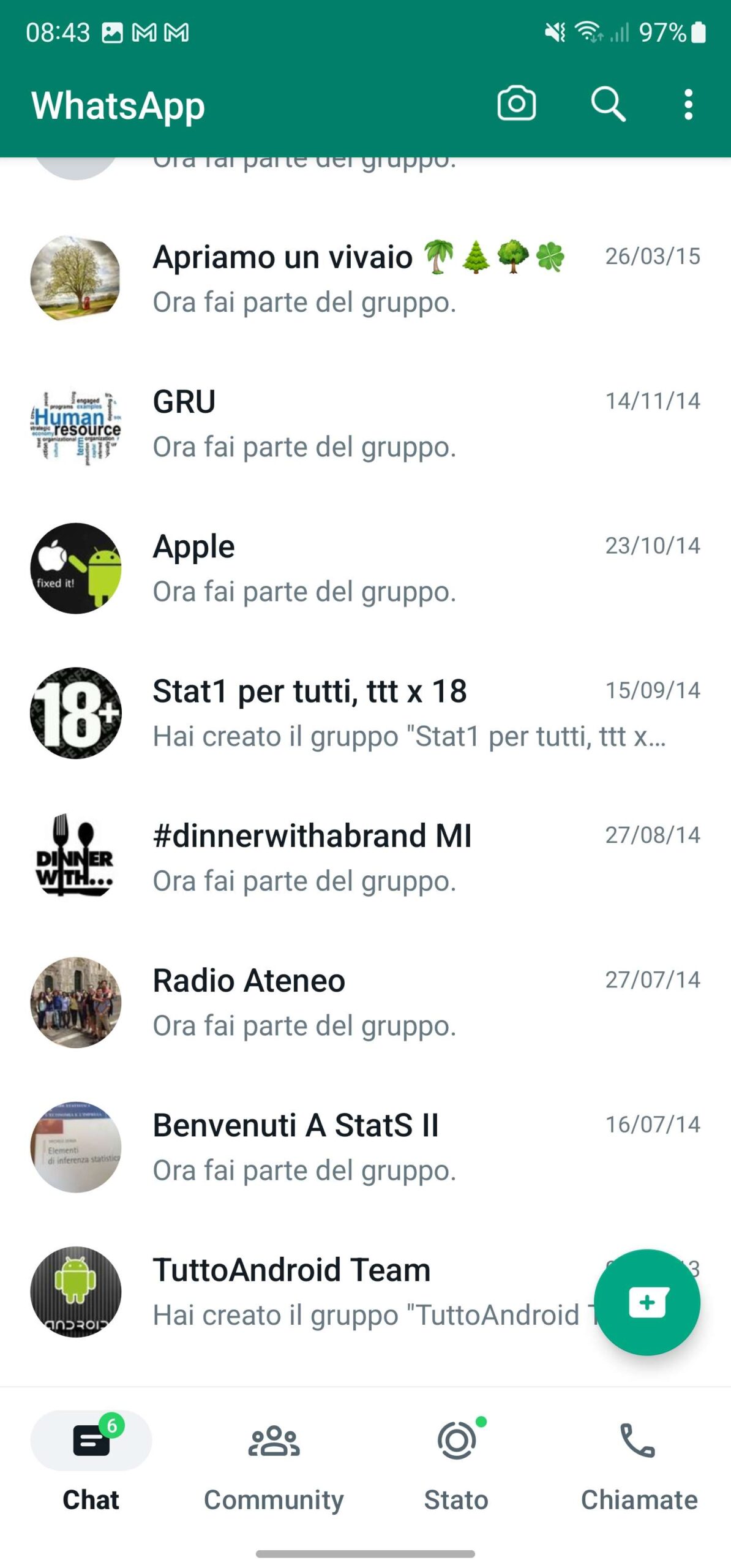 WhatsApp nuova interfaccia