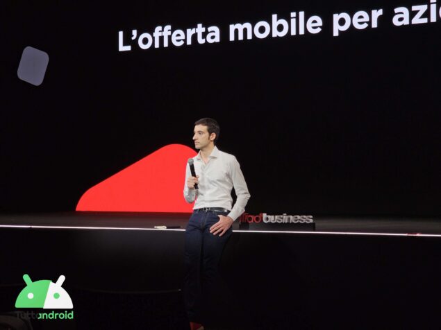 Benedetto Levi, AD Iliad Italia durante il lancio di iliadbusiness