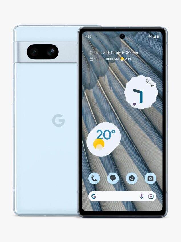 Google Pixel 7a materiale pubblicitario