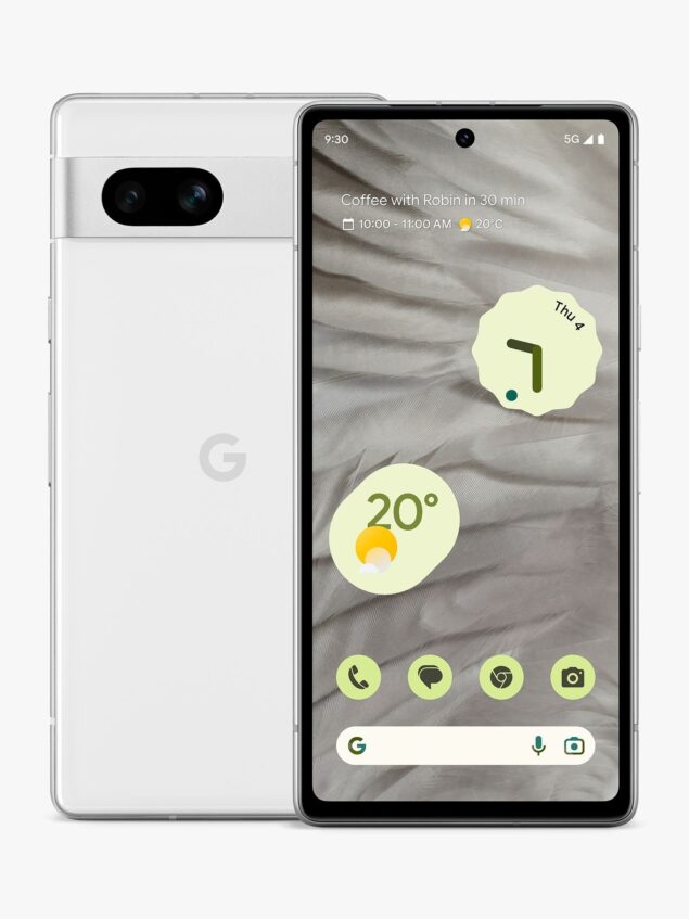 Google Pixel 7a materiale pubblicitario