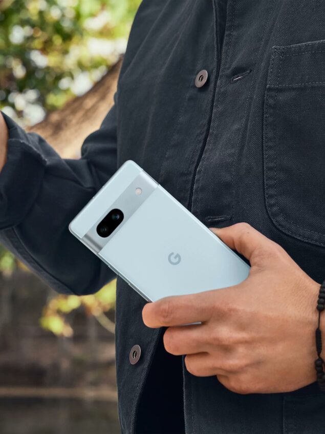 Google Pixel 7a materiale pubblicitario