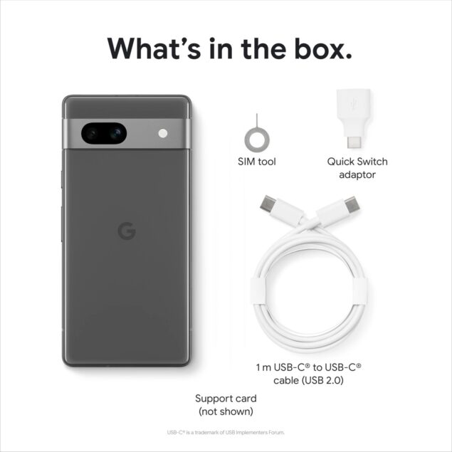 Google Pixel 7a materiale pubblicitario
