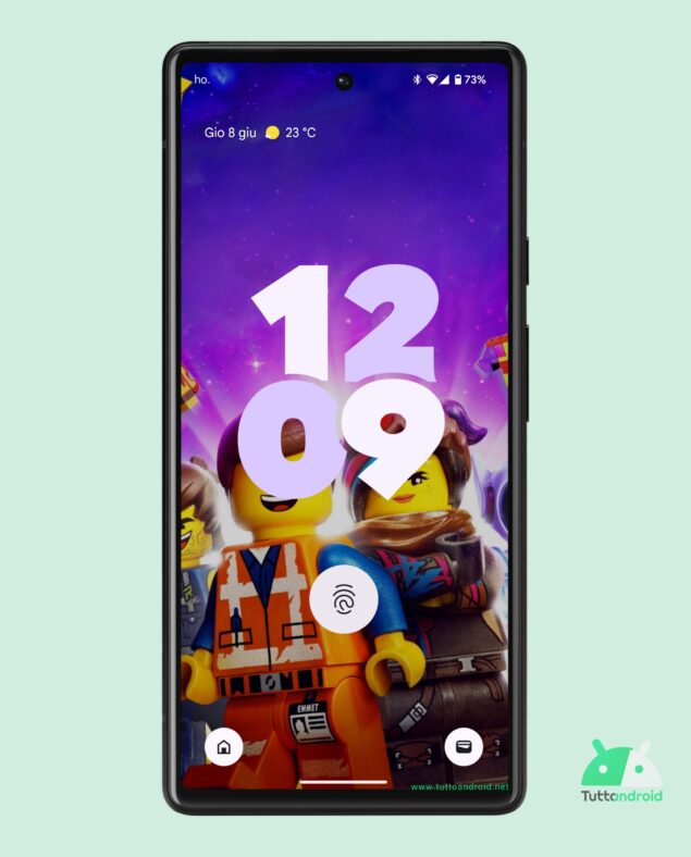 Android 14 beta 3 - Sfondo e stile