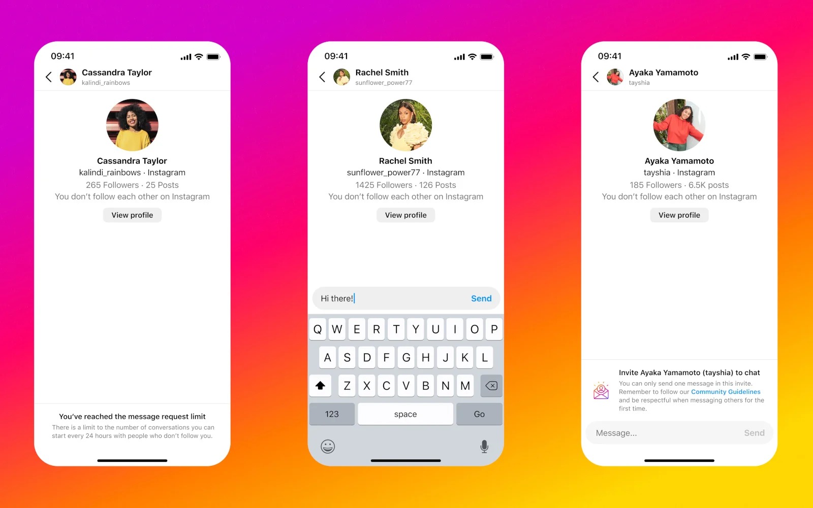 Instagram messaggi persone non seguite