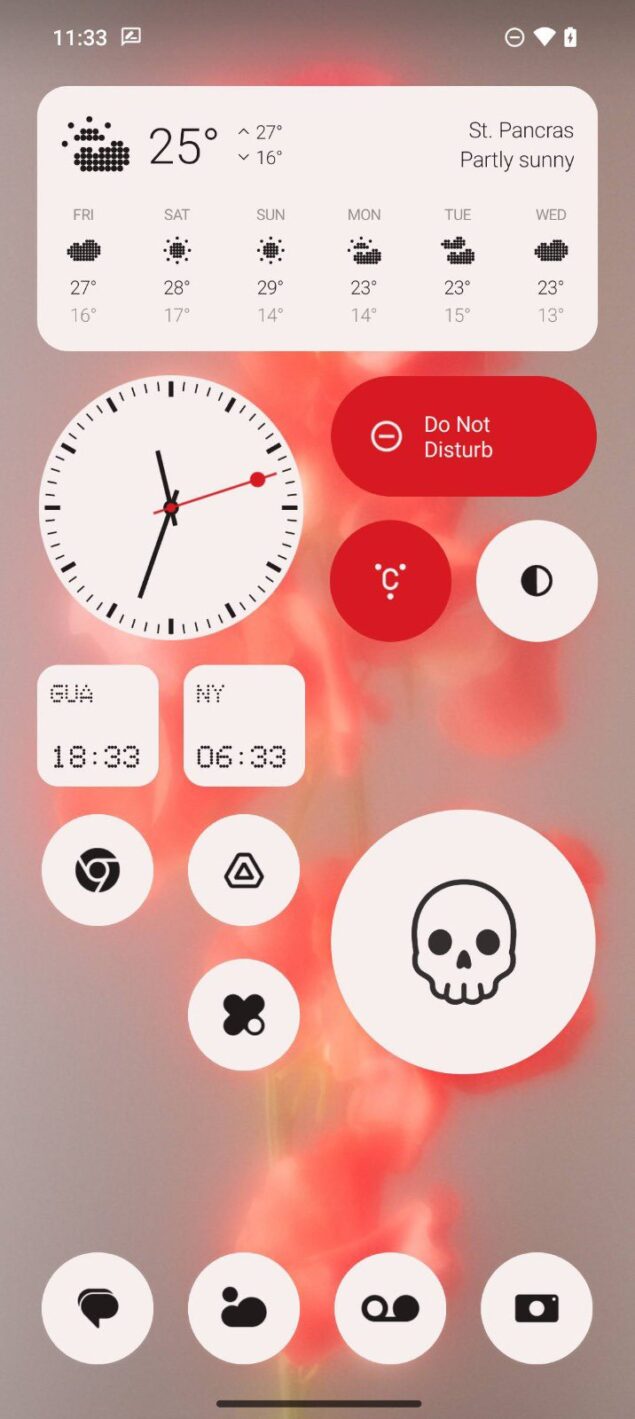 Nothing OS 2.0 tema chiaro rumor