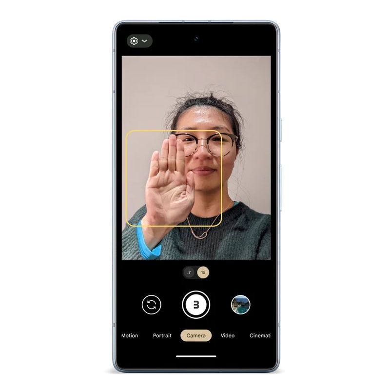 Android 13 QPR3 Pixel Feature Drop giugno 2023 - selfie senza mani