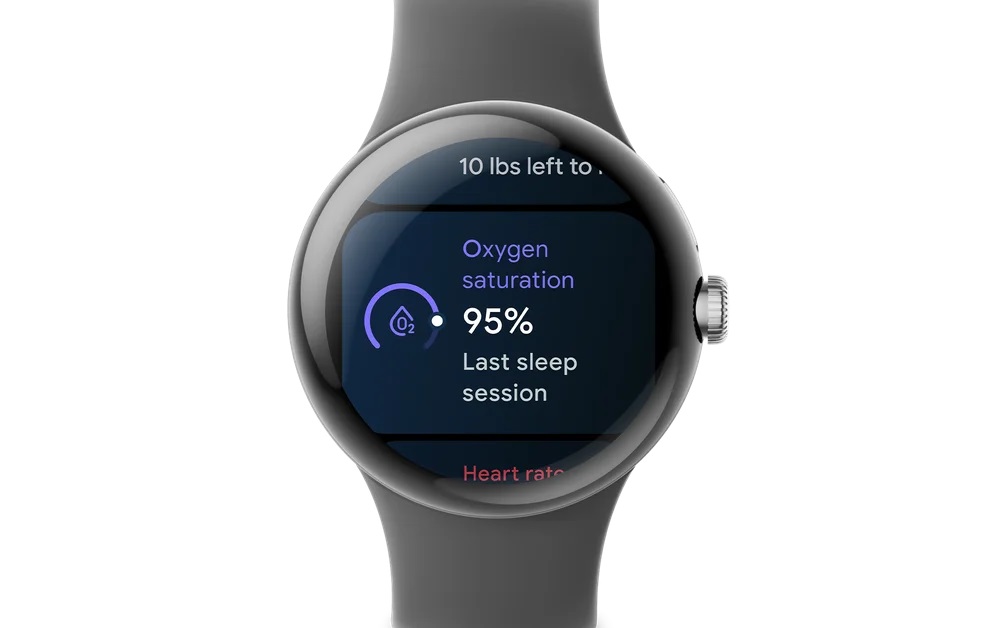 Google Pixel Watch Wear OS monitoraggio SpO2