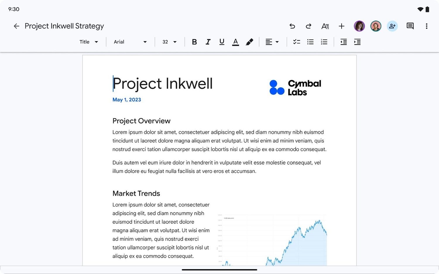 Google Documenti smartphone pieghevoli