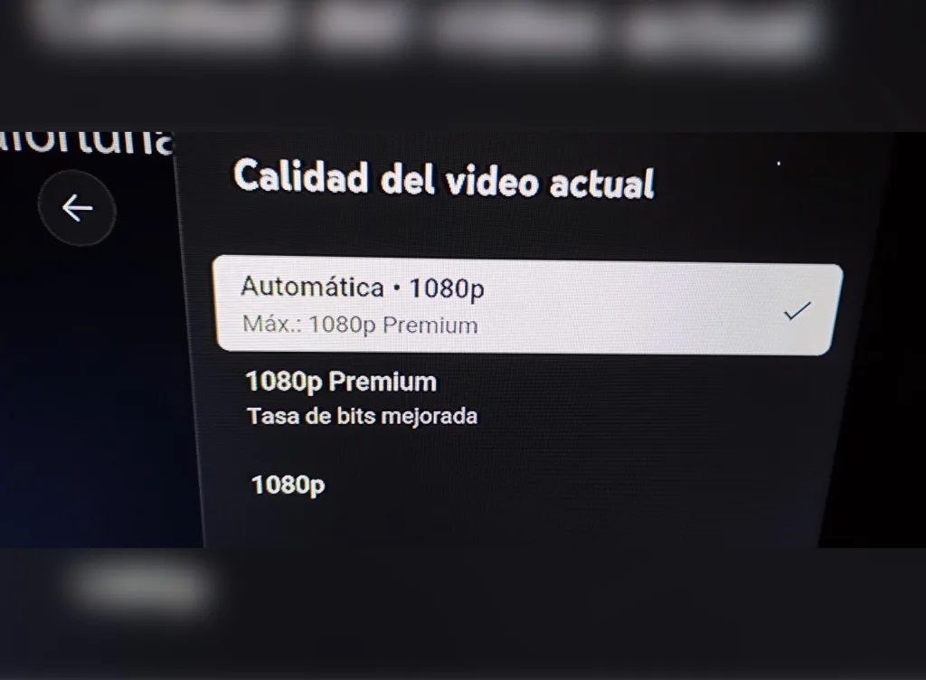 youtube opzione 1080p premium google tv