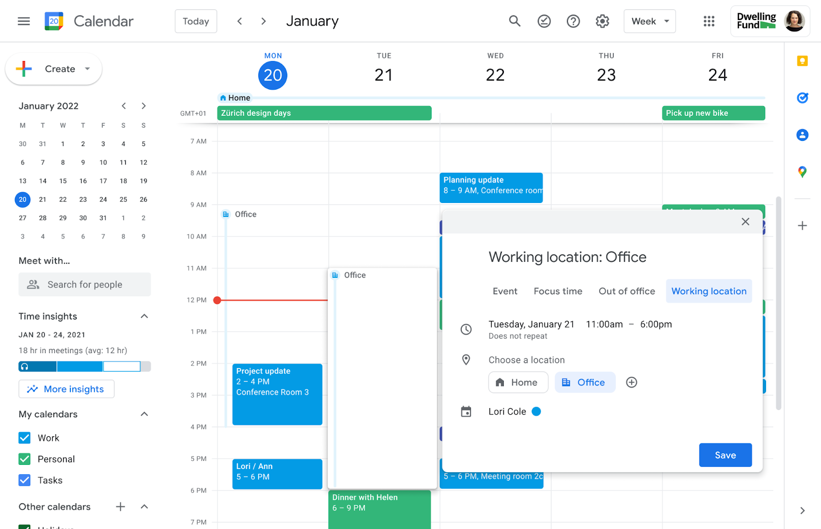 google calendar nuovi strumenti workspace