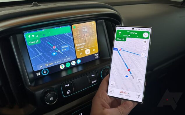 Google Maps Android Auto