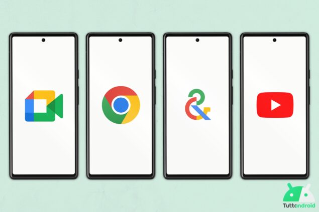 Google Meet, Google Chrome, Google Arts & Culture, YouTube