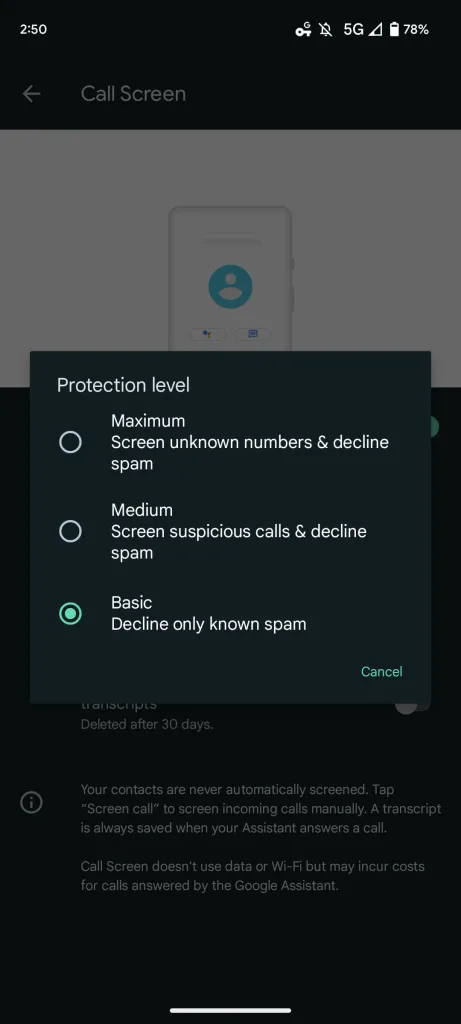 Pixel Call Screen