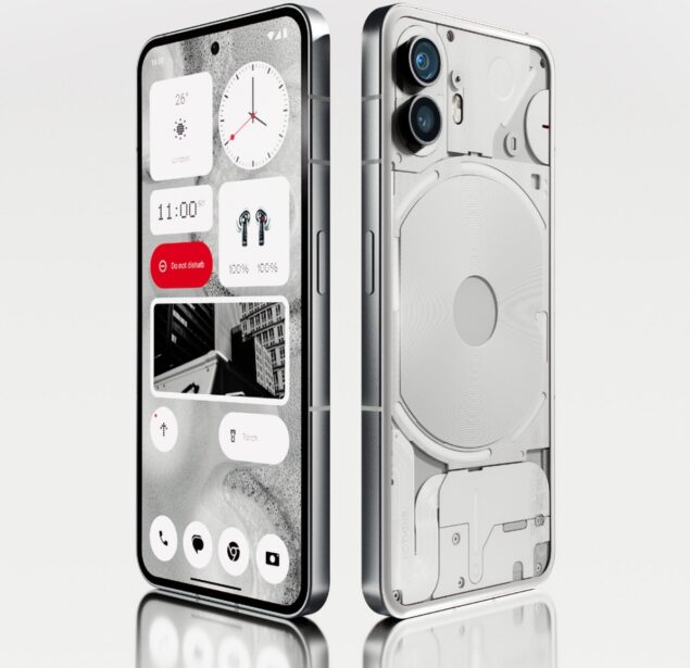Nothing OS 2.0 su Nothing Phone (2)
