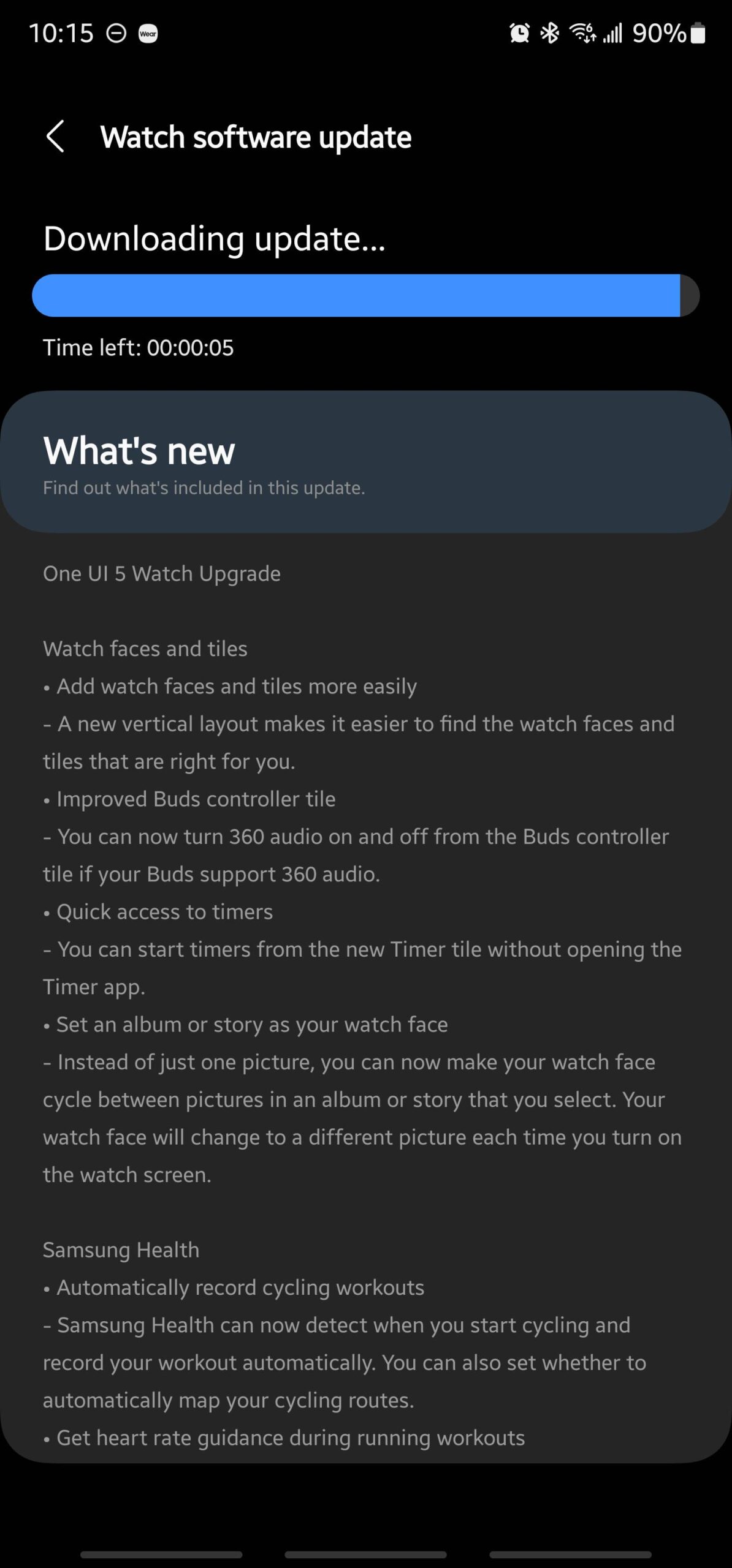 One UI 5 Watch
