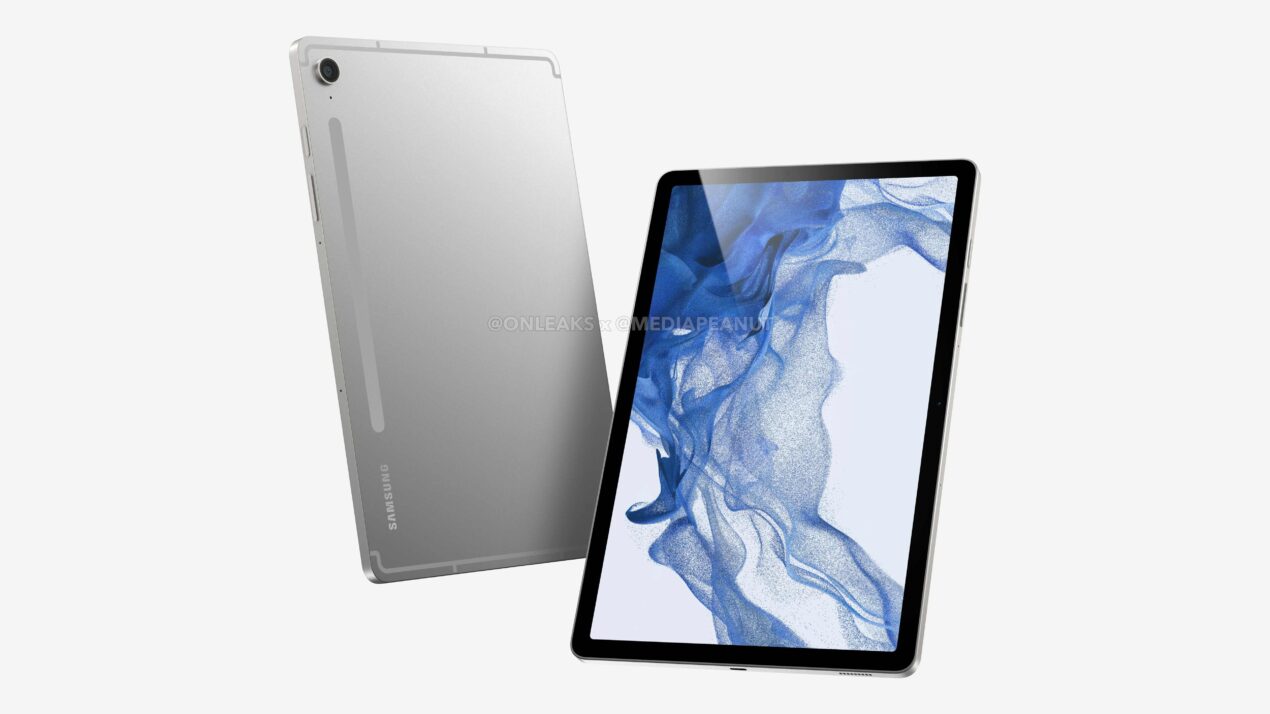 Trapelano le prime immagini e specifiche di Samsung Galaxy Tab S9 FE