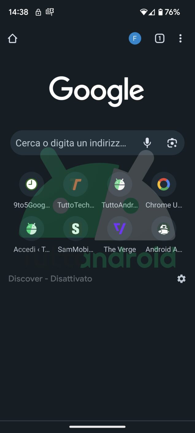 Google Discover Chrome