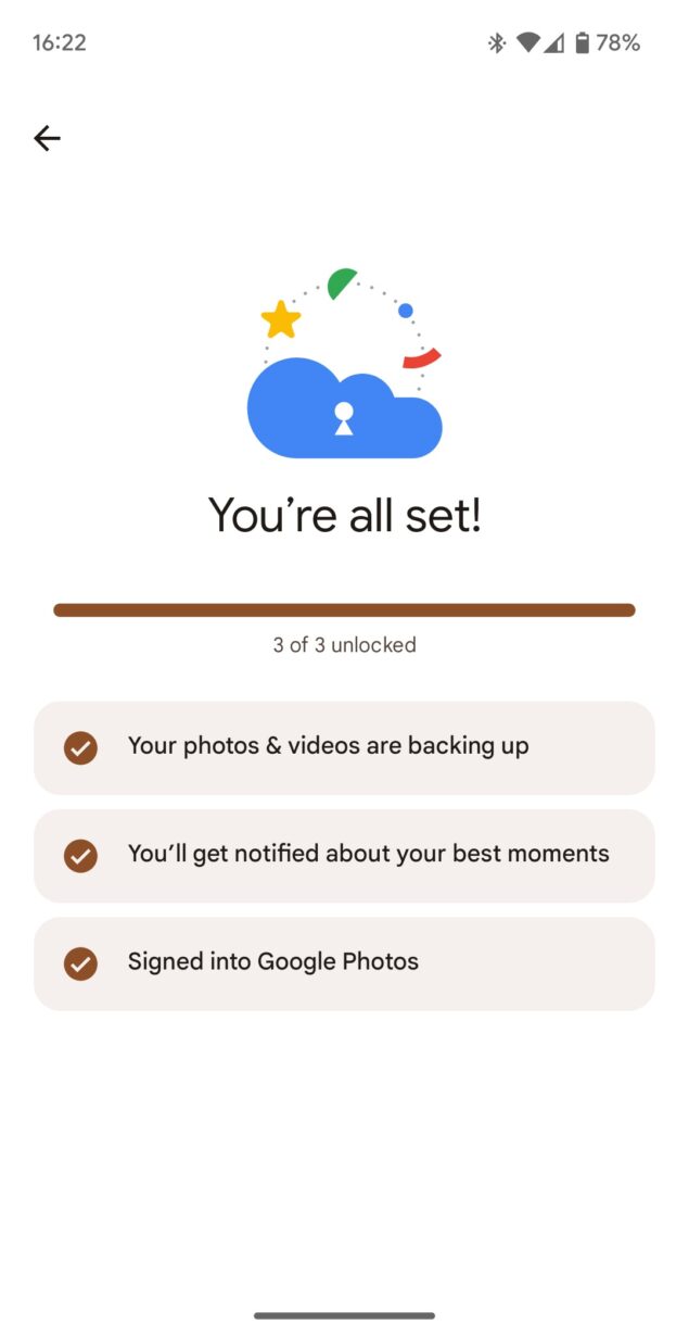 Google Foto banner