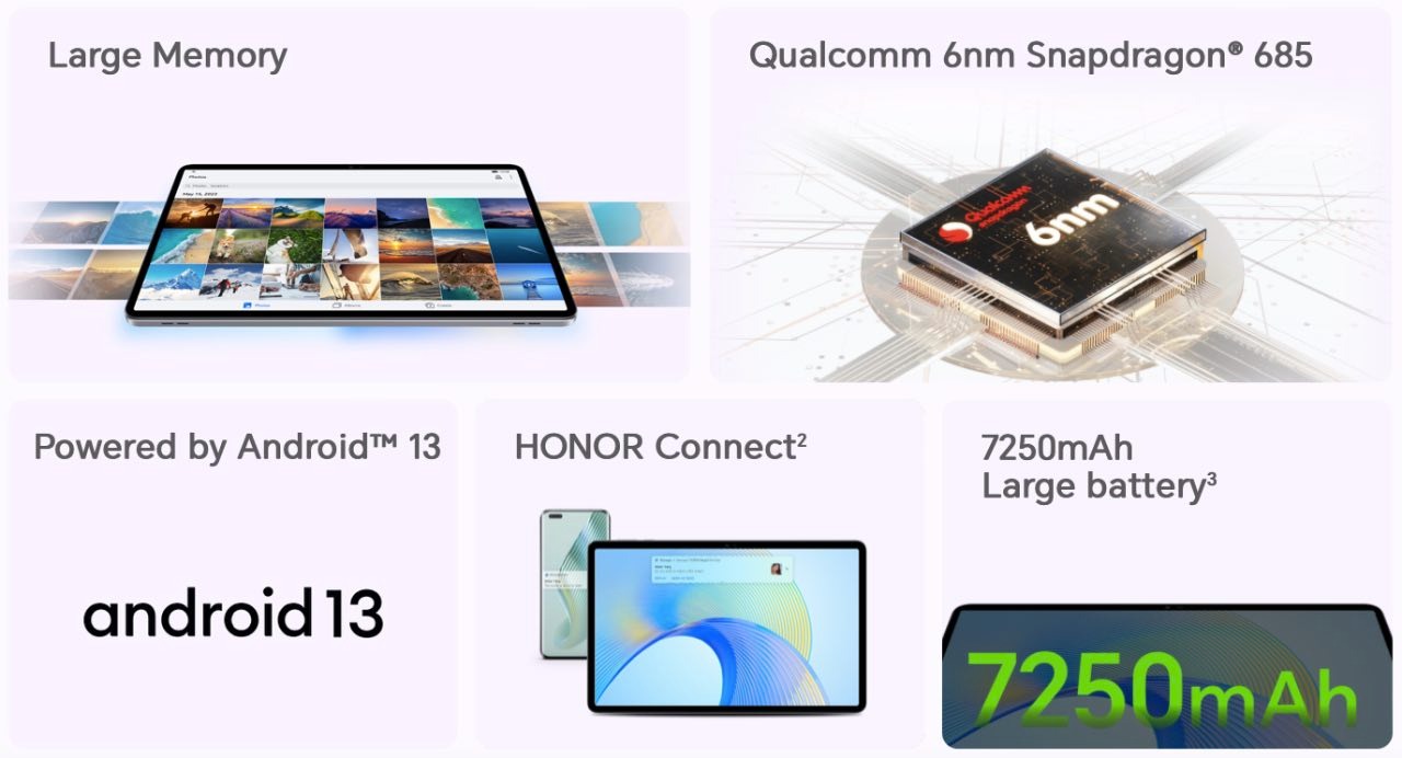 HONOR Pad X9 specifiche