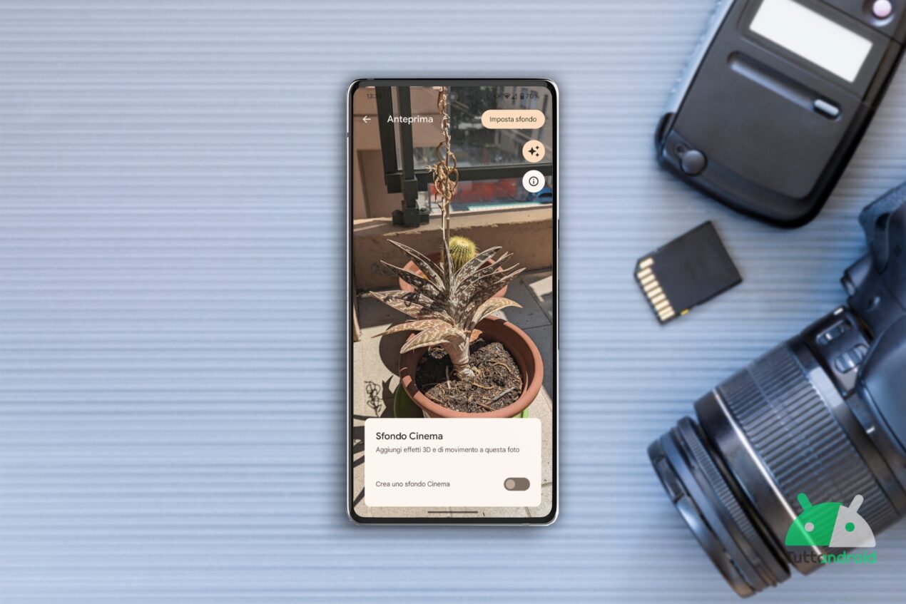 Gli sfondi cinematografici stanno arrivando sui Pixel con Android 14