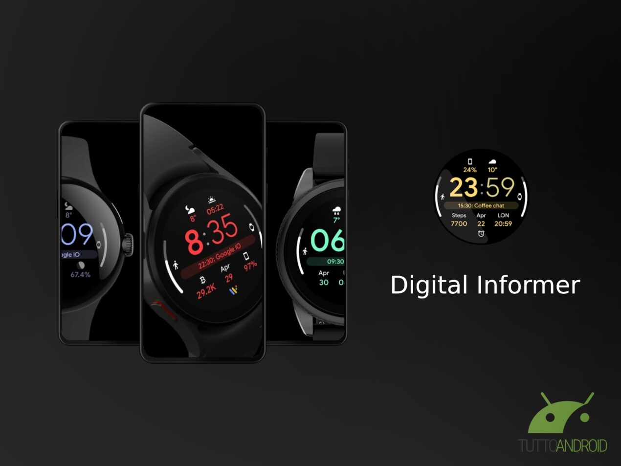 Digital Informer è un quadrante per WearOS efficiente e personalizzabile