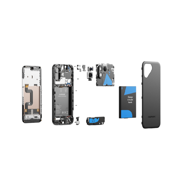 Fairphone 5 Matte Black - componenti