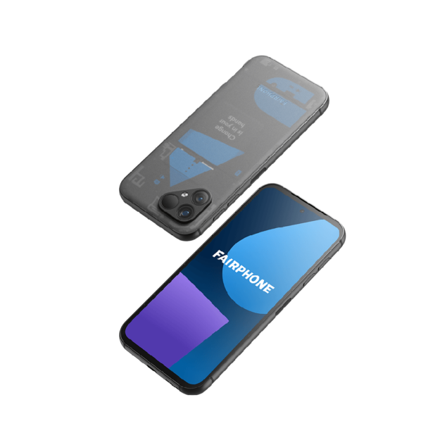 Fairphone 5 Transparent Edition - fronte/retro
