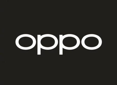 OPPO logo sfondo nero