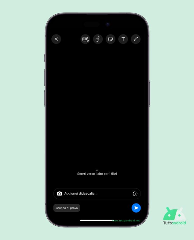 WhatsApp per iOS - invio foto in HD