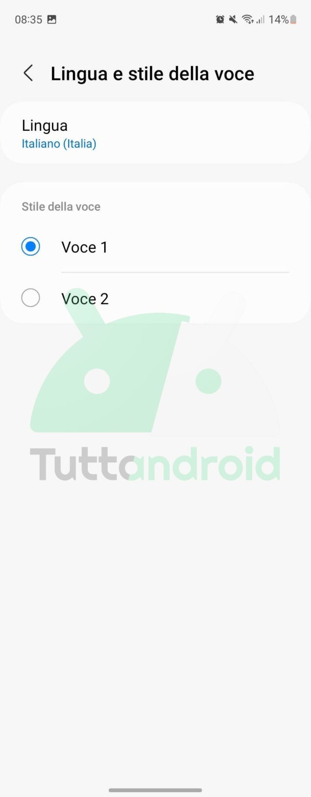 Bixby creazione voce personalizzata