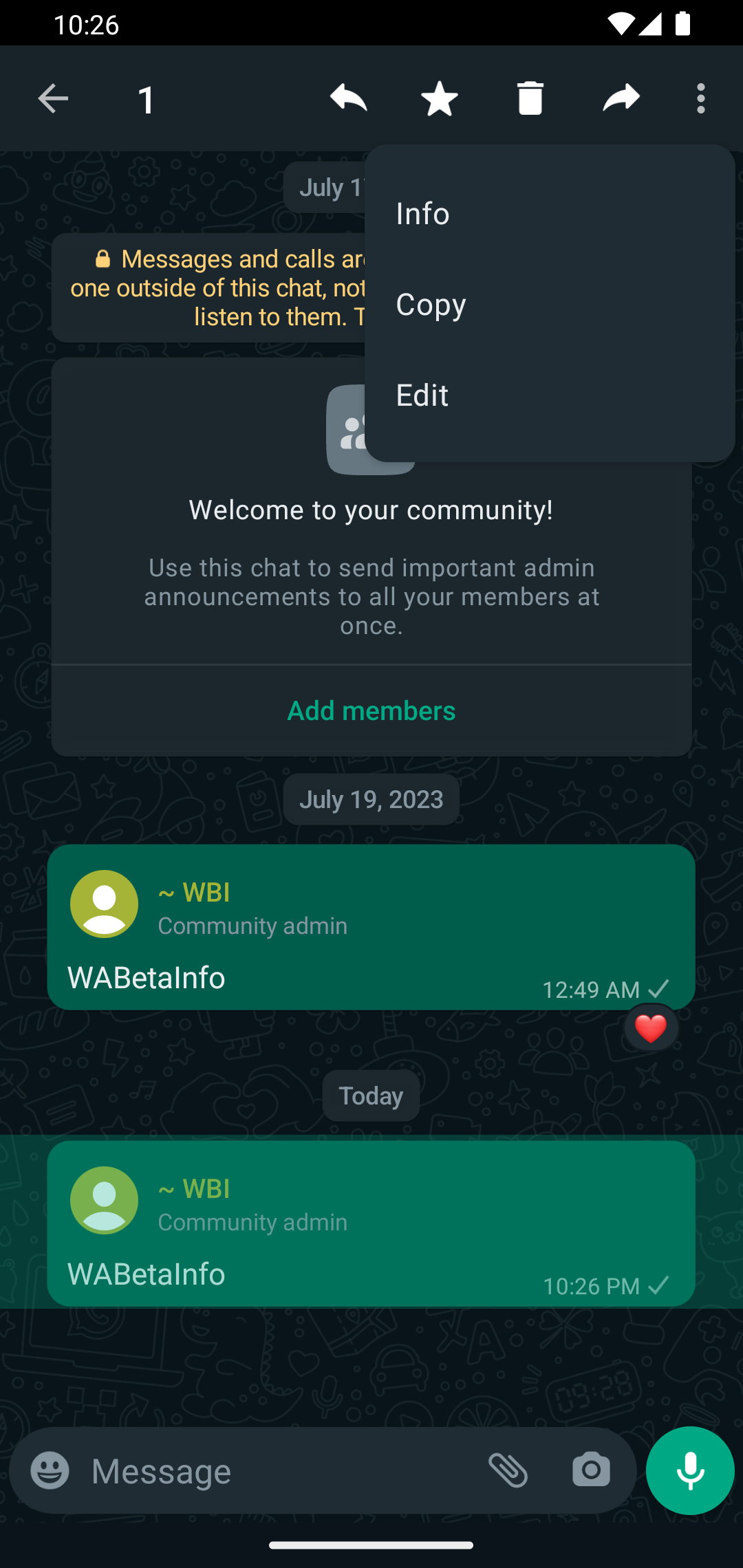 WhatsApp Beta rende più complete le Community grazie a questa utile funzione