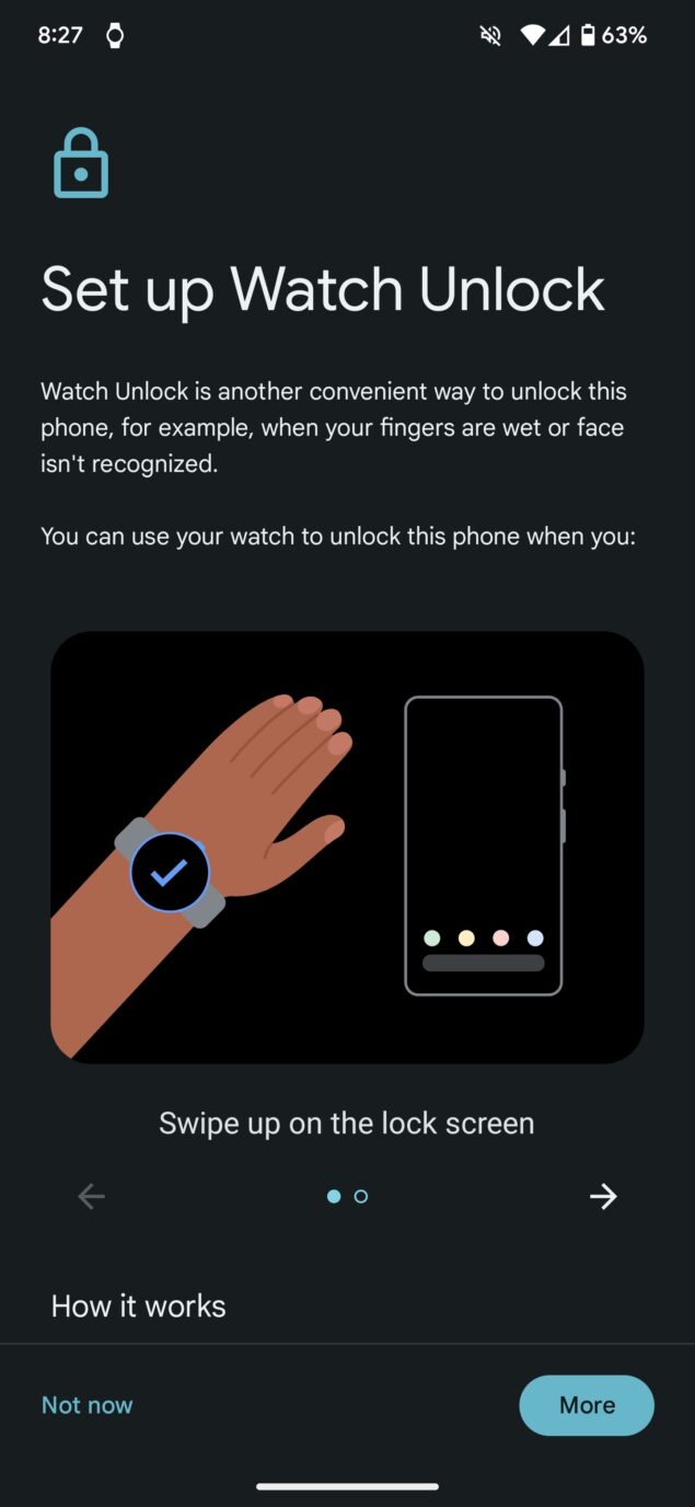 configurazione Watch Unlock
